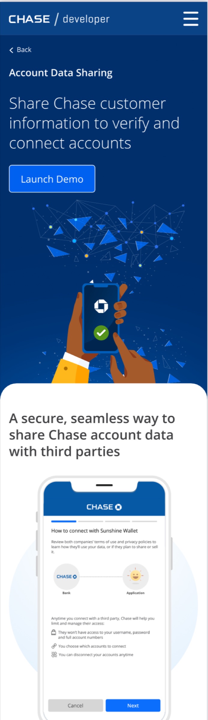 Mobile — the public interactive docs