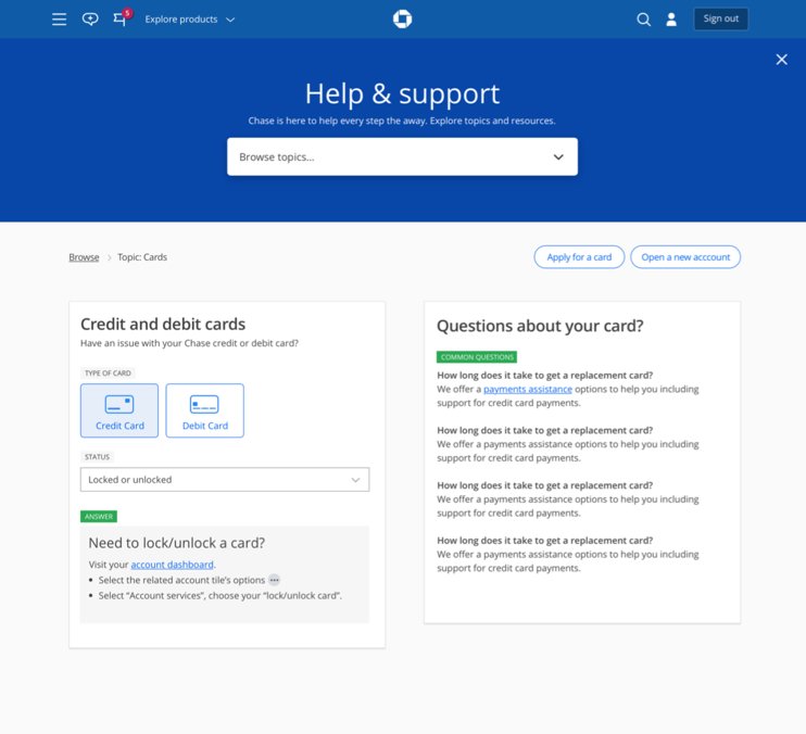 Tested results page