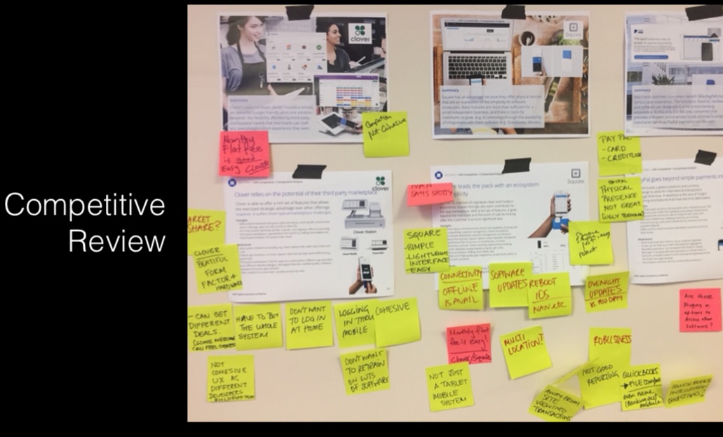 Competitive review of merchant-reporting products.